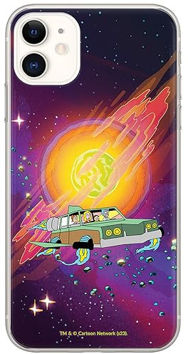ERT GROUP mobile phone case for Iphone 11 original and officially Licensed Rick and Morty pattern Rick & Morty 046 optimally adapted to the shape of the mobile phone, case made of TPU