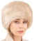 Futrzane Siberian Kosakenmütze - Pelzmütze Damen - Fell Pelz Russische Mütze (M, Gold Siberian)