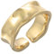 Elli Ring Damen Band Breit Offen Organic Goldfarben