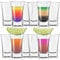 FLOW Barware 12x Shot Glasses Set | Clear Shot Glasses Set of 12 | 50ml Shot Glass with Heavy Base, Shot Glass Set for Vodka, Whisky, Tequila. Stackable