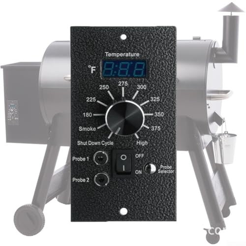 Barbecue Controller, Ersatz für digitales Controller-Kit mit 2 Fleischsonden und Temperatursensor für Traeger Grills Temperaturregler (A)
