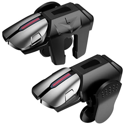 Duroecsain Lot de 2 manettes de jeu mobiles pour téléphones portables | Joystick de jeu pour smartphone, joysticks sensibles pour hommes et femmes