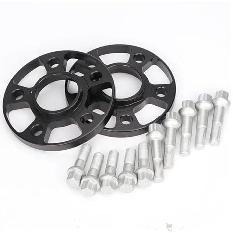 Spurverbreiterungen Für VW Für Golf Für Jetta Für Polo Für Passat Für Tiguan 2 Stück 15/20mm 7075 Aluminium Geschmiedete Spurverbreiterungen Adapter Auto-Rad-Distanzscheiben(15mm)