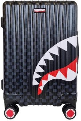 SPRAYGROUND valigia trolley da viaggio 910CL221NSZ Drip Check Shark nero