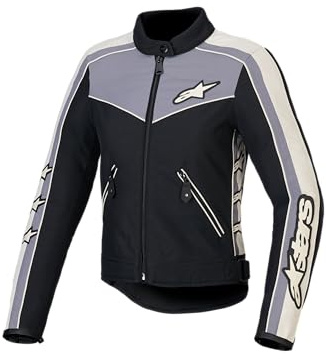 Alpinestars Stella T-Dyno WR Damen Motorrad Textiljacke, schwarz/grau, L