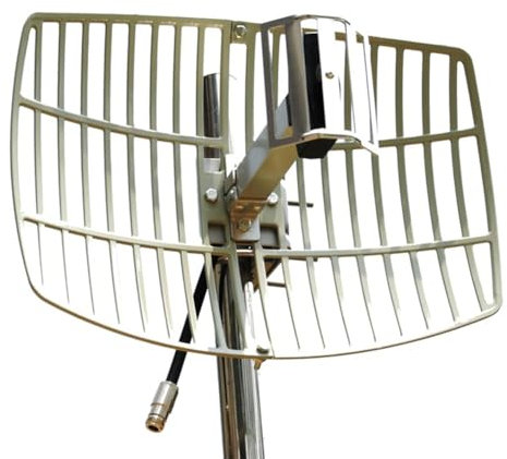 Knoruley Répéteur WiFi Ultra Longue Portée avec Antenne Extérieure Parabolique Directionnelle Grid et Noyau Réflecteur à Haut Gain