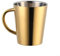 Una elección: este vaso fiable y ligero fabricado en un material tiene capacidad para hasta 300 ml de tu bebida favorita (dorado)
