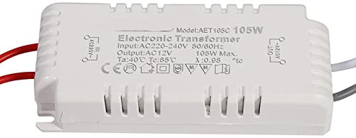 Transformateur Électronique pour Ampoule Halogène, 220V à 12V, Convertisseur de Tension