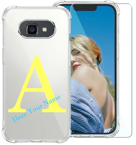 TIANDIMY Personnalisée Coque + Verre Trempé pour Samsung Galaxy J3 2017,avec Votre Image Texte Cover,Transparent TPU Souple Etui Housse,Anti-Rayures Bumper Antichoc Case -WZ