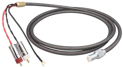 BUBEFSKD Interconnettori Fono HiFi per Impieghi Gravosi Giradischi Placcati in Argento Cavo Bracci in Vinile con Filo Accessori Home Theater