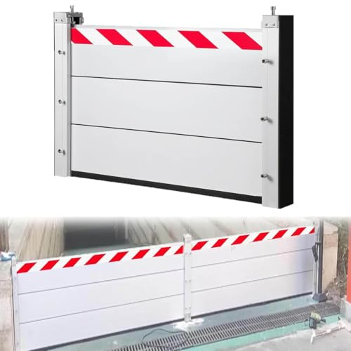 Barreras De Defensa Contra Inundaciones Barrera Para Inundaciones Barrera Anti Inundaciones Puertas Garaje Barreras Contra Inundaciones Extraíbles Y Reutilizable(150x60cm)