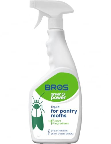 Pantry Moth Repellent Spray 500 ml for Kitchen Pantry Indoor Use | Plant-Based Ingredients, Up to 2 Weeks Protection, Ready to Use, Indoor Use, Contains Citriodiol®