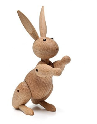 Kay Bojesen Kaninchen Figuren 16 cm Holzfiguren Weihnachtsdekoration, Holz