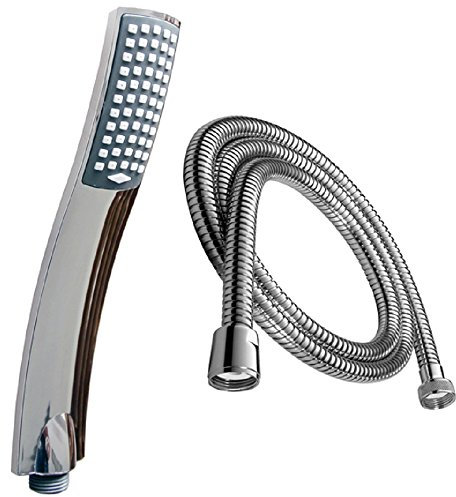 Design Duschbrause Set mit Handbrause + Brauseschlauch 150 cm/Brause/Handdusche/Schlauch/Duschset