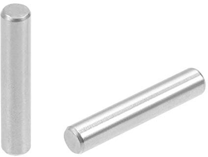 sourcing map 50 tasselli da 3 mm x 16 mm, in acciaio inox 304, per mensole, colore argento