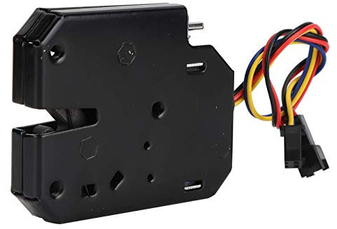 DC 12V 2A Controllo elettrico elettromagnetico Armadio a solenoide intelligente Armadietti con cassetti Serratura magnetica intelligente Serratura in acciaio nero per dispositivo