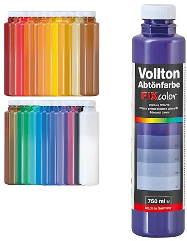 decotric Decolor Bunte Wandfarbe Lila - 750 ml I Dispersionsfarbe für dekorative Anstriche und wasserbasierten Materialien I Hohe Farbkraft & Ergiebigkeit