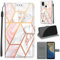 Funda para ZTE Blade A51, Funda para ZTE Blade A51 de Cuero PU con Cáscara de TPU, Funda con Tapa abatible Compatible con ZTE Blade A51