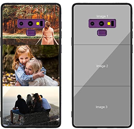 MXCUSTOM Personalised Phone Case for Samsung Galaxy Note 9 | Customised Anti-Scratch Tempered Glass Shockproof Soft TPU Cases with Photo Picture Collage Image Design Your (TMP043)