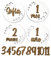 Placas Cumplemes madera personalizadas bebe, Targetas De Etapas, Placas Decorativas Para Bebé, Tarjeta Mensual de Madera de Bebés, placa recién nacido madera CUMPLEMES, cumplemeses