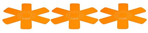 Le Creuset Set de 3 protectores de utensilios, Apto para todo tipo de ollas y sartenes, Volcanico, 45901400900002