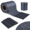 TLSUNNY Strisce in PVC per recinto, per stuoie a Doppia Asta, 35 x 19 cm, con 30 Clip di Fissaggio, per Recinzione, Opaca, Protezione dal Vento, Anti-UV, 450 g/m², Grigio Scuro
