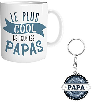STC - Coffret MUG + Porte-ClésLe plus cool de tous les papas