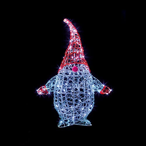 Premier Christmas Soft Acrylic Gonk Gnome100 LEDs 90cm