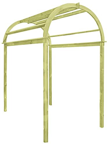 Keketa Gartenbogen Pergola Rankgitter Rosenbögen für Rosen und Kletterpflanzen Gartenbogen für Garten Eingang Gartenbogen aus Imprägniertes Kiefernholz 125×150×235 cm