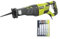 Confezione RYOBI Seghetto elettrico RRS1200-K - 1200W - set di 6 lame universali - legno e metallo - 100/152mm - RAK06RB