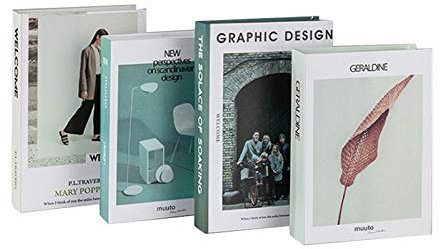 Dekorative Aufbewahrungsbox für Gefälschte Bücher, Gestapelte Bücher, Dekoration, Aufbewahrungsboxen, Kunstbuch für Couchtisch, Bücherregal, Dekoration(#7)