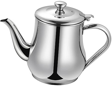 BESTonZON Olla De Aceite De Acero Inoxidable Recipiente Separador De Grasa Lata De Grasa Encargado De La Grasa Bote De Pepinillos Colador Separador De Salsa Colector De Aceite Metal