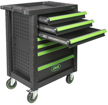 JBM Carrello A 7 CASSETTI CONSENZA Utensili - Verde