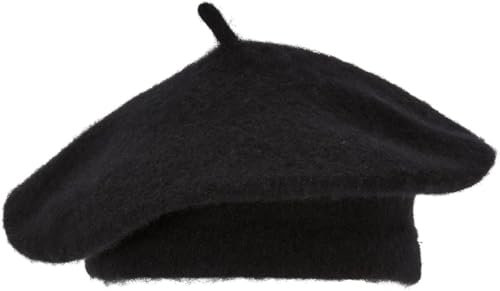 Urban Classics Unisex TB6531-Beret Hat Beanie-Mütze, Black, one Size