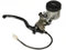 Pompa freno Accossato radiale anteriore 19X18 in alluminio anodizzata naturale per Aprilia RSV 1000 R Factory dal 2004 al 2008 (CC 1000)