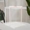 Warmiehomy Clear Cake Box, 10 inch Tall Cake Box, Transparent Gift Boxes with Lid & Ribbon, Plastic Large Cake Gift Box for Cake & Present in Christmas Wedding Birthday Party