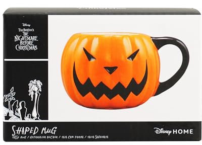 Half Moon Bay Tasse mit Aufschrift The Nightmare Before Christmas, Motiv: Kürbis A Nightmare Before Christmas, Nightmare Before Christmas, Jack Skellington Geschenke, Weihnachtstassen und
