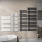 LuxeBath Design Badheizkörper Iron EM 600 x 1200 mm, Schwarz matt, Designheizkörper Paneelheizkörper Flachheizkörper Heizkörper Handtuchwärmer Handtuchtrockner Bad/Wohnraum Heizung, inkl. Montage-Set