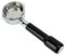 TOWEBOORY Porte-Filtre Sans Fond de 58 Mm, Porte-Filtre à Café E61 Monocouche en Acier Inoxydable, Porte-Filtre à Main Sans Fond, Expresso, Porte-Filtre à Café Sans Fond pour Machine à Café (C2 Noir)
