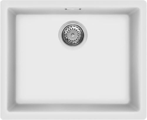 SMEG VZP56B QUADRA Spülbecken, White