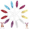 Amycute Hasenohren Haarreif, 6-Teiliges Osterhasen Ohren, Bunny Ears Ostern Haarreif Bunny Kostüm, Cosplay Hasen Kostüm für Karneval Kostüm Zubehör (B)