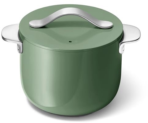 Caraway Petite Cooker – Keramikbeschichteter Topf – frei von Forever Chemikalien – perfekt für Reis, Getreide oder Saucen – Salbei