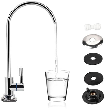 Rubinetto Lavello Cucina, Rubinetto Per Acqua Potabile, Girevole A 360°, Acqua Faucet Depuratore Ad Osmosi Inversa Filtrazione Filtro