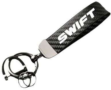Porte-clés de Voiture pour Suzuki Swift,résistant à L'usure et à la Poussière Accessoires de Clé de Voiture Pièces de Rechange Décoratives Cadeaux Personnalisés et Créatifs,B-M