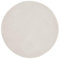 Taracarpet Kurzflor Boho Skandi Polyester Teppich in 3D Optik waschbar, pflegeleicht und robust ideal fürs Wohnzimmer, Schlafzimmer und Kinderzimmer auch als Badematte Creme Wellen 080 cm rund