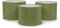 ValueLights | Nesting Fabric Drum Light Shades in Olive Green | Lamp Shades, Home Décor & Improvement Essential | Pack of 3 | 3 Sizes (S/M/L) | 300mm Shade Width