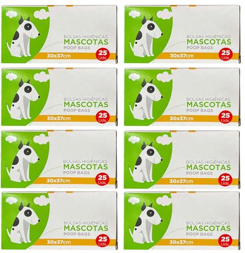 8 Beutel mit 25 Beuteln (200 Beutel) für Haustiere