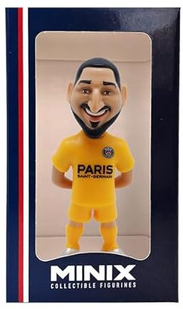 MINIX - Football Stars Mini Format - PSG - Donnarumma - Figurine à Collectionner 7 cm