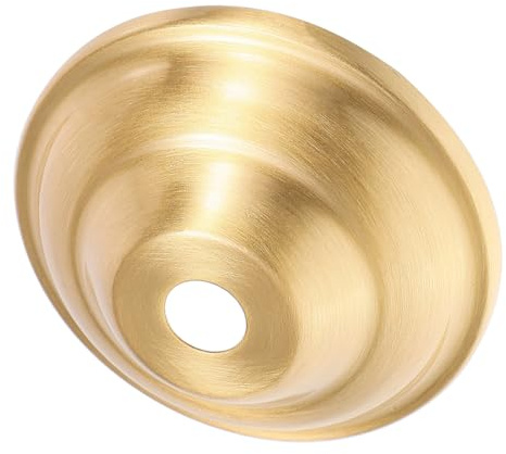 TIDTALEO Embout De Lampe En Laiton Socle De Lampe En Métal Soi-même Couverture Métallique Dorée Luminaire Suspendu Compatible Supports Divers Pour Éclairage Intérieur