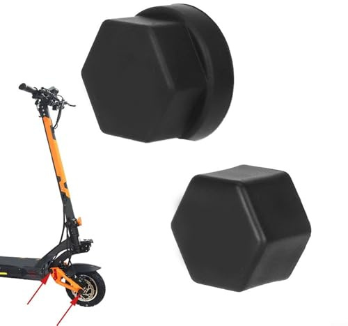 CWOQOCW Lot de 2 cache-écrous antirouille pour scooter Kukirin G3 Pro, résistant à l'usure, protecteur d'arbre de moteur décoratif (écrou d'arbre de moteur)